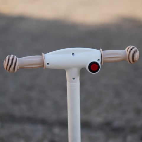 Electric scooter with lights for children, 3 wheels, stable, Aquamist, 30W, 6V 4.5Ah, white [17]