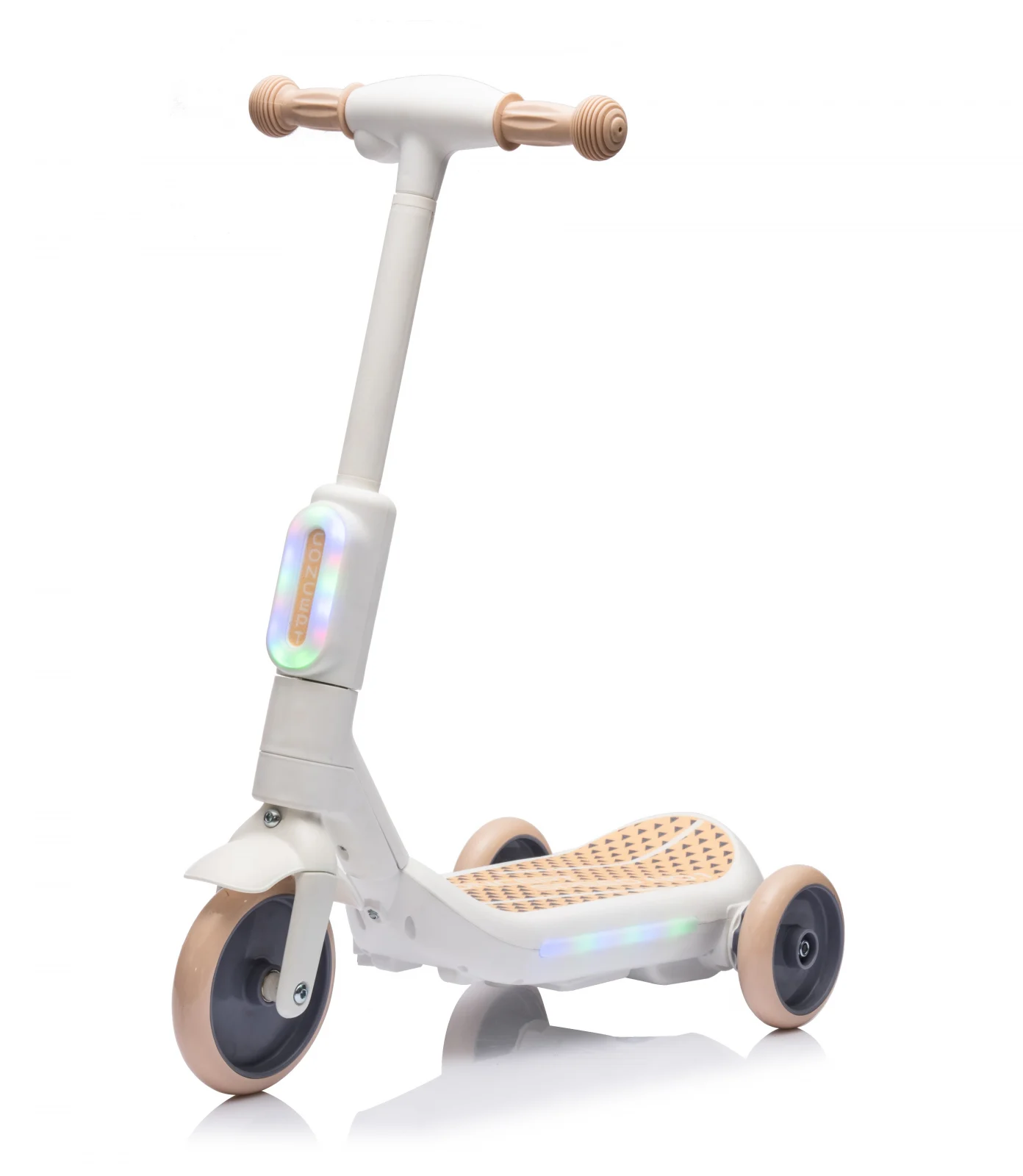 Ride on Motorcycles - Electric scooter with lights for children, 3 wheels, stable, Aquamist, 30W, 6V 4.5Ah, white
