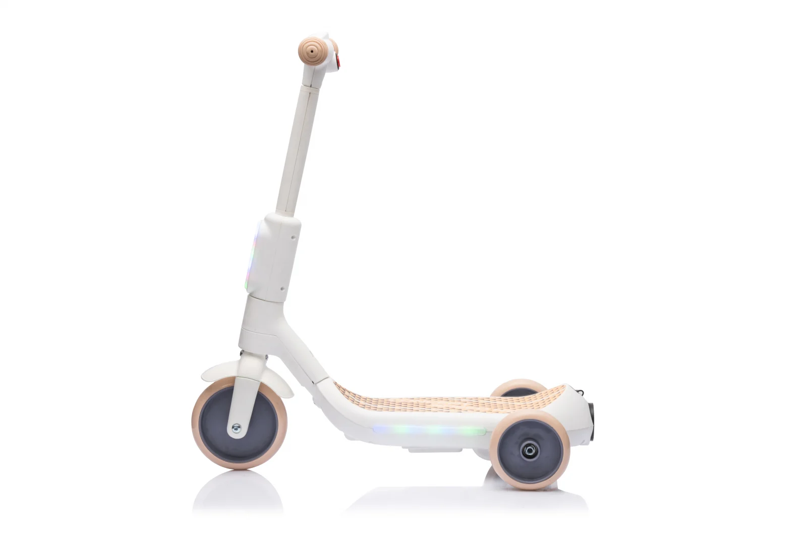 Electric scooter with lights for children, 3 wheels, stable, Aquamist, 30W, 6V 4.5Ah, white [20]