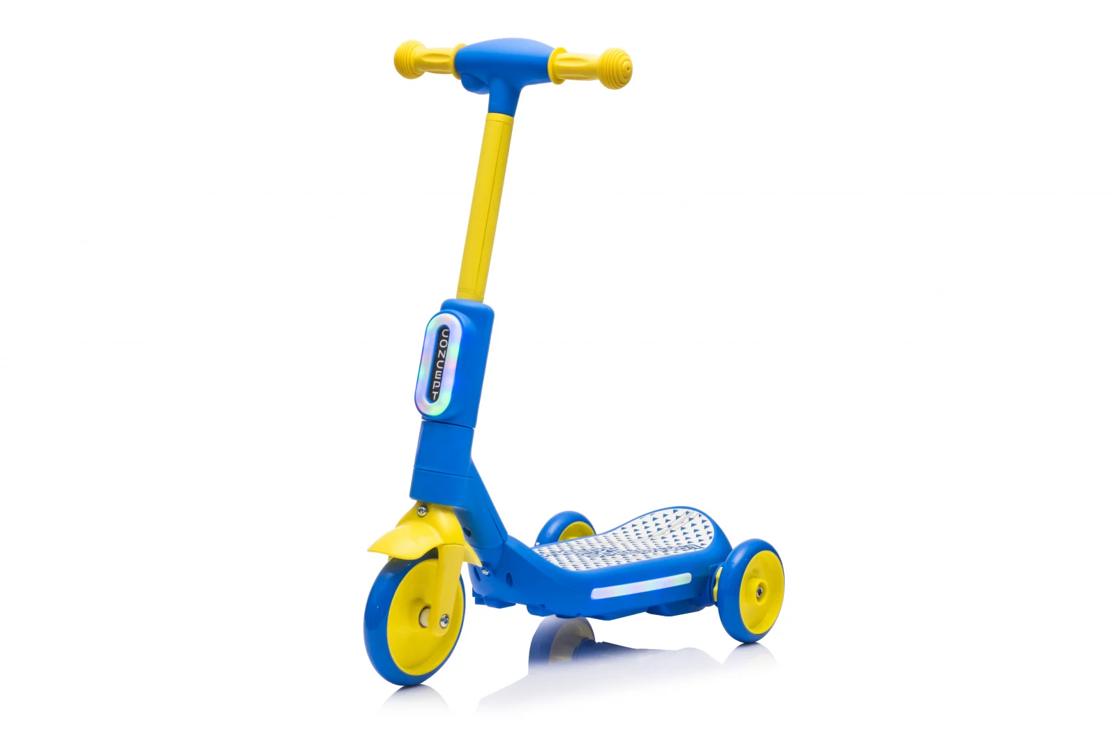 Ride on Motorcycles - Electric scooter with lights for children, 3 wheels, stable, Aquamist, 30W, 6V 4.5Ah, blue