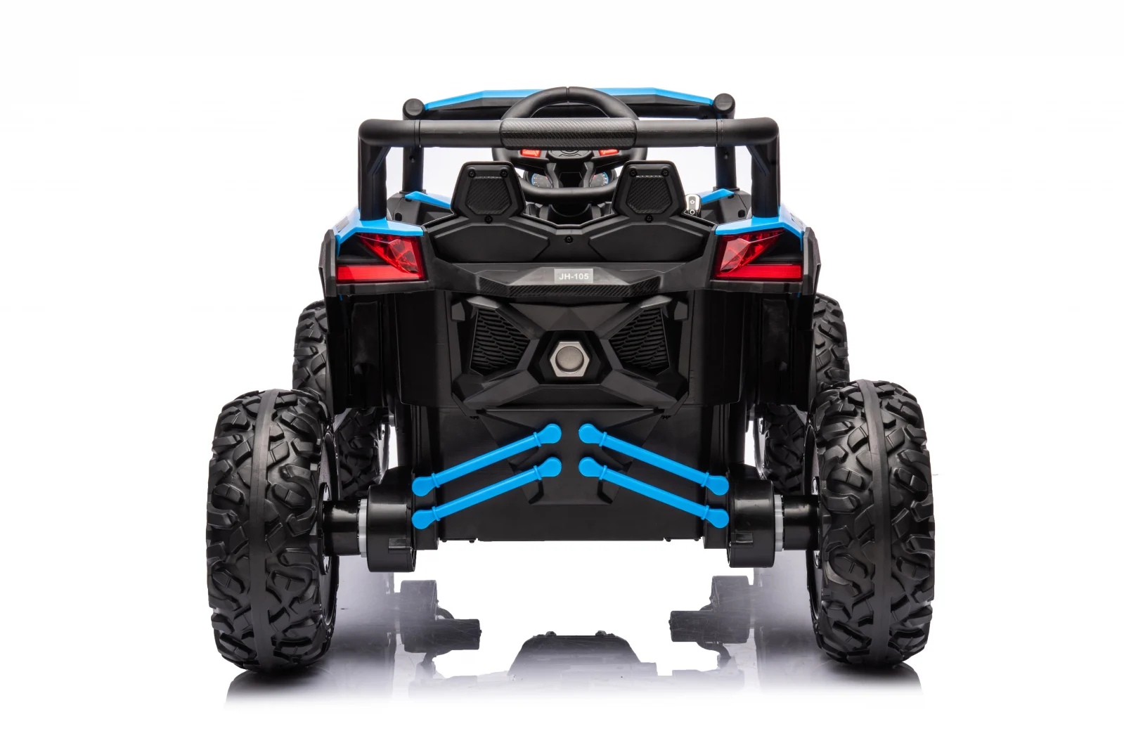 Electric ride-on UTV for children, 2 seats, bluetooth, 120W, 12V, 14Ah, premium, blue [2]