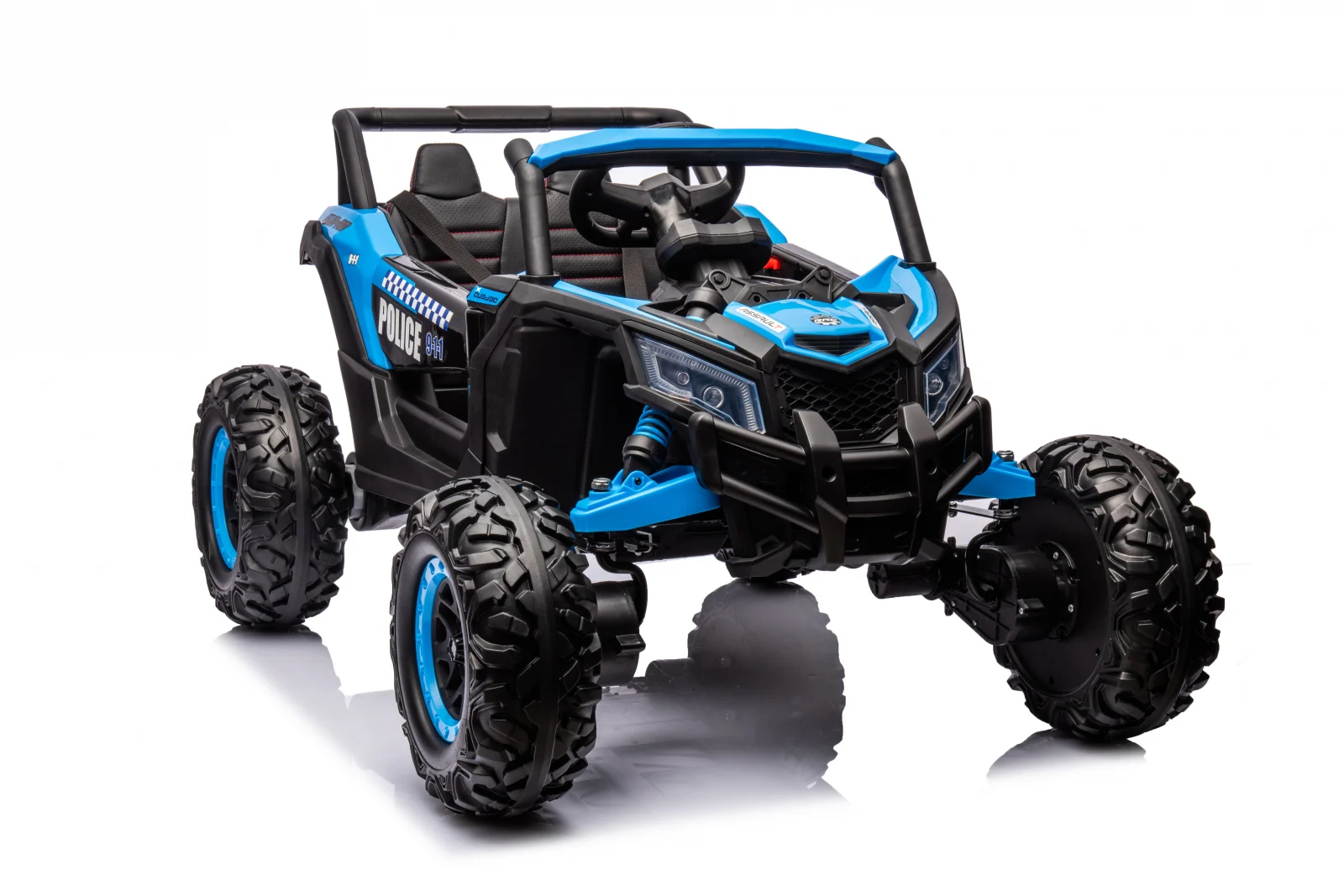 Electric ride-on UTV for children, 2 seats, bluetooth, 120W, 12V, 14Ah, premium, blue [4]