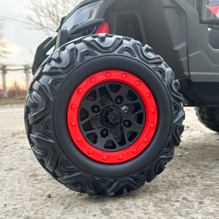 Electric ride-on UTV for children, 2 seats, bluetooth, 120W, 12V, 14Ah, premium, red [11]