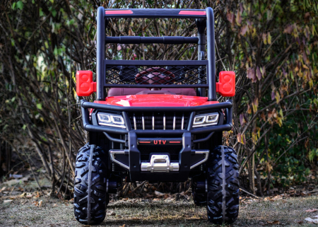 UTV electric 4x4, cu 2 locuri, Super-Carrier, 140W 12V, dotari premium, rosu [2]