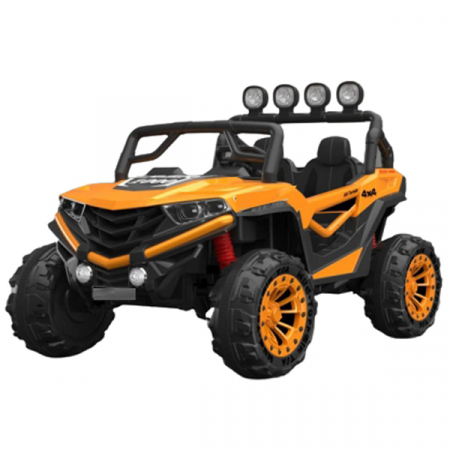Ride On ATV & UTV - 4x4 electric ride-on UTV, for 2 children, RZR1000 180W 12V, PREMIUM, orange