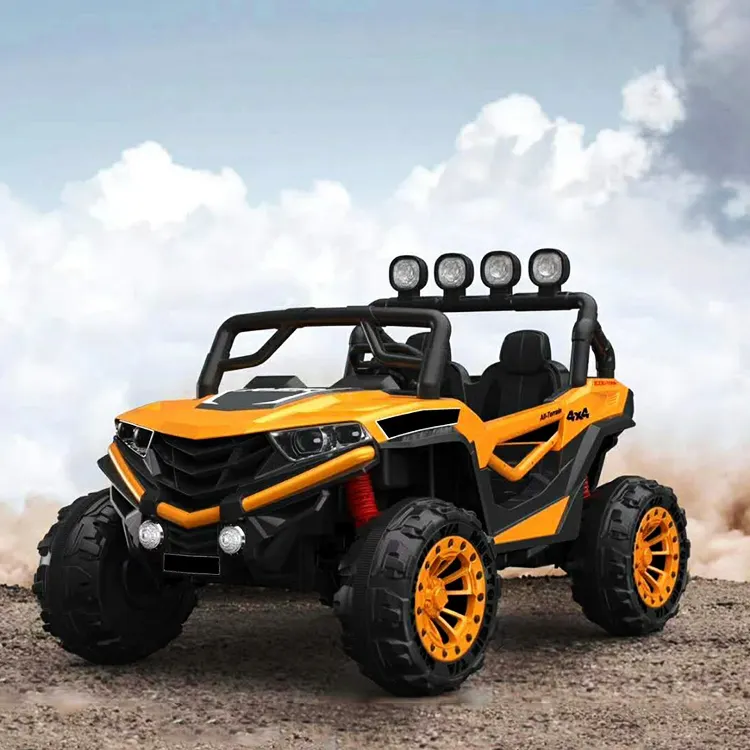 UTV electric 4x4, pentru 2 copii, RZR1000 180W 12V, premium, portocaliu [1]