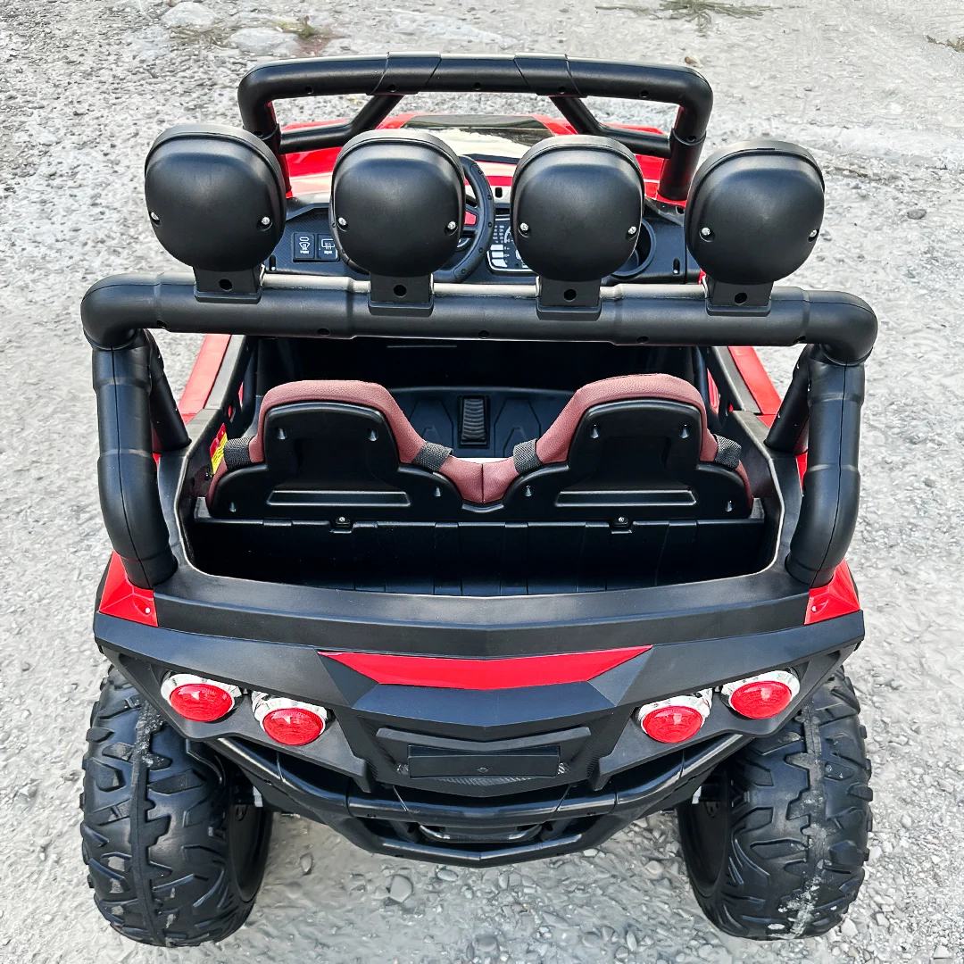 4x4 electric ride-on UTV, for 2 children, RZR1000 180W 12V, PREMIUM, red [7]