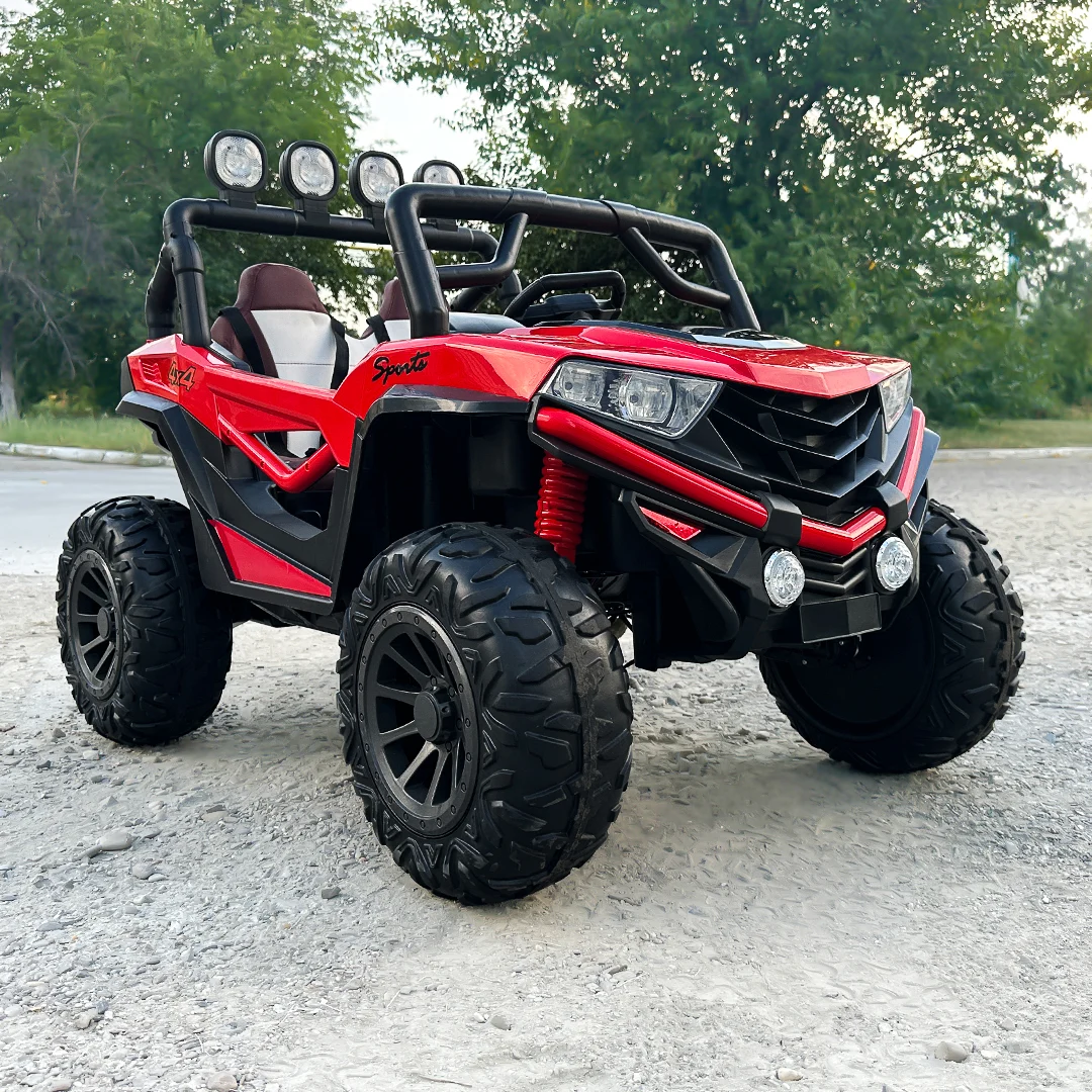 4x4 electric ride-on UTV, for 2 children, RZR1000 180W 12V, PREMIUM, red [2]