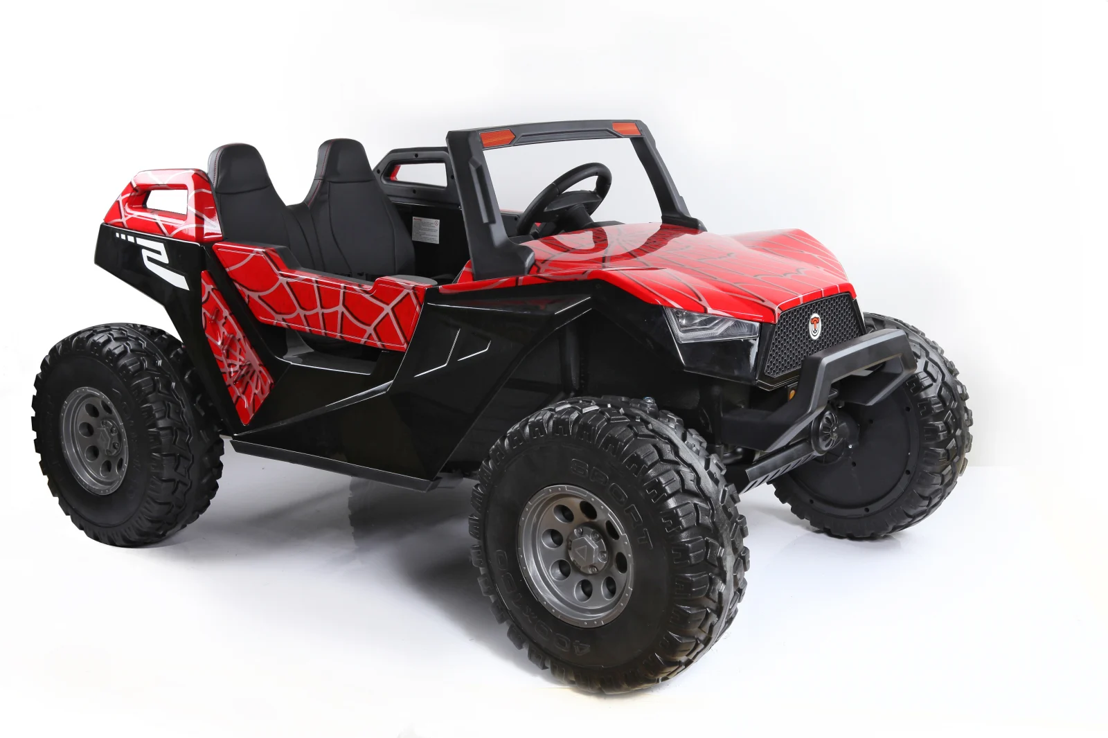 Masinute electrice - UTV electric Buggy XXL, 4 locuri, 500W, 24V, 14Ah, spider print