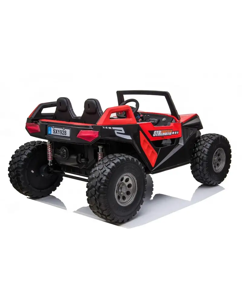 UTV electric Buggy XXL, 4 locuri, 500W, 24V, 14Ah, rosie [5]