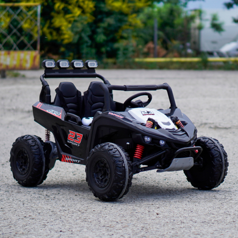 Electric Ride-On UTV Arrow Dune-Buggy, 12V 220W, 2-Seater, Premium, black [9]