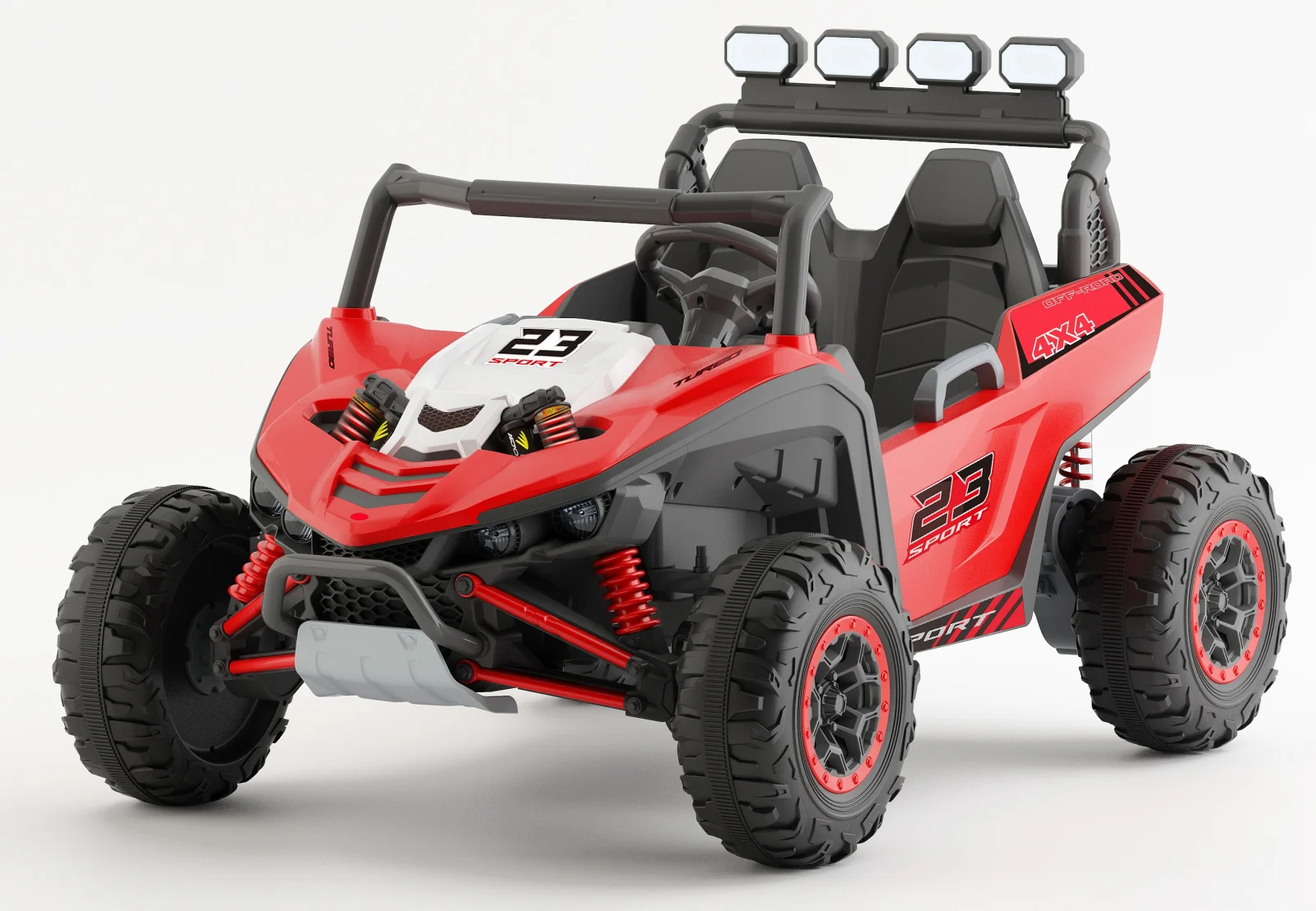 Electric Ride-On UTV Arrow Dune-Buggy, 24V 300W, 2-Seater, Premium, red [4]