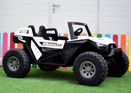 Children's ride on electric UTV BJX1928, 4x4 traction, 300W power, 24V, PREMIUM equipment, white [2]