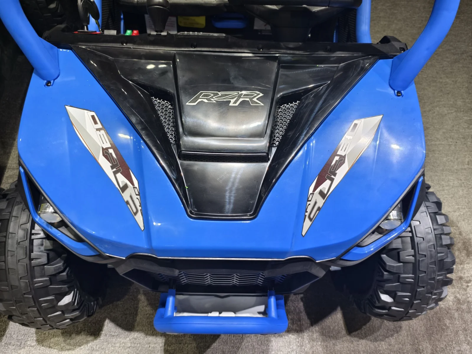 Children's electric UTV, Ranger 4x4, 2 seats, 300W 24V, premium, blue [19]