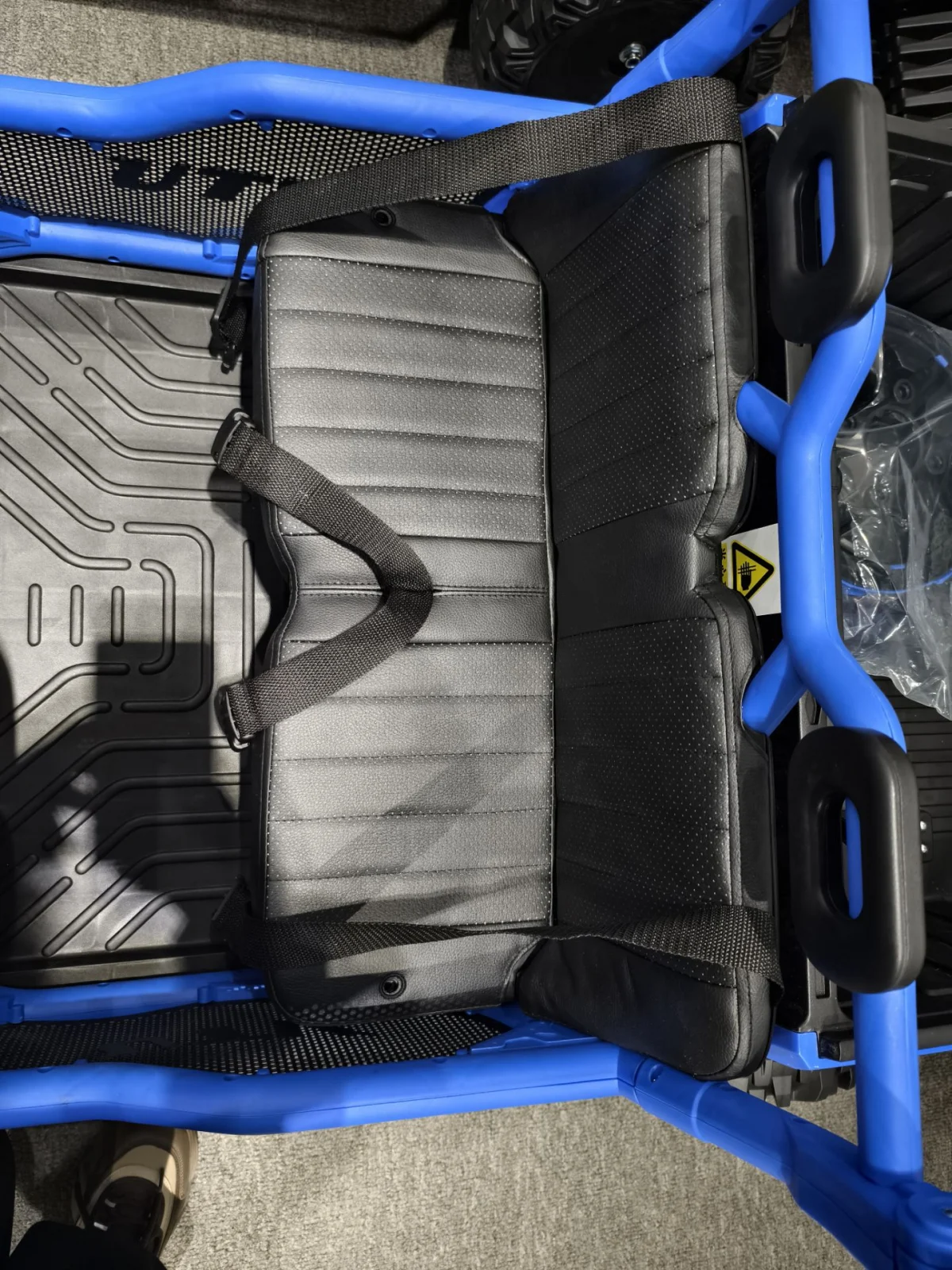 Children's electric UTV, Ranger 4x4, 2 seats, 300W 24V, premium, blue [18]