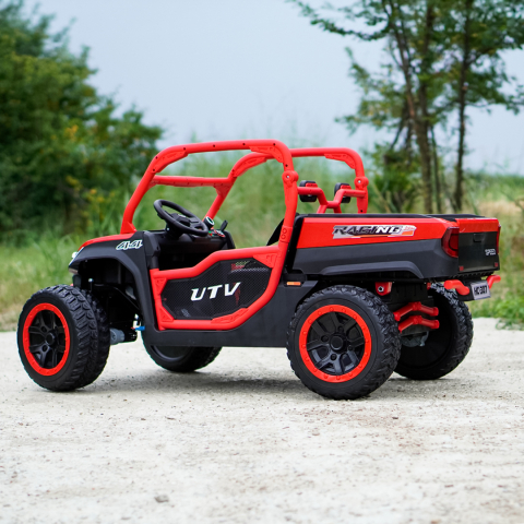 Children's electric UTV, Ranger 4x4, 2 seats, 300W 24V, premium, red [9]