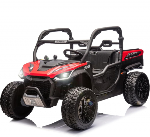Ride On ATV & UTV - Children's electric UTV, Ranger 4x4, 2 seats, 300W 24V, premium, red