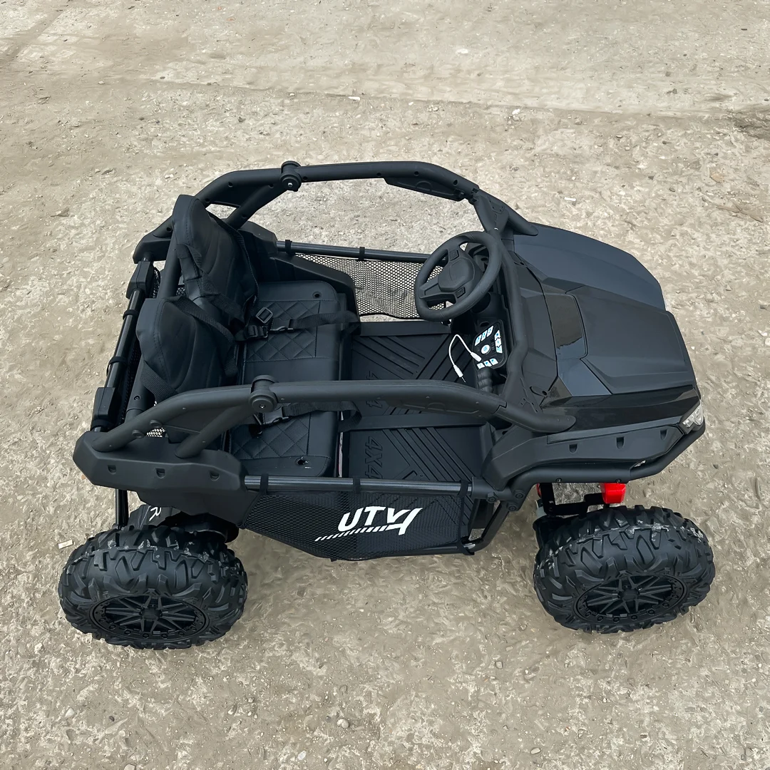 Electric UTV for Kids, Dune-Buggy SPORT, 2-Seater, 800W, 24V 10Ah, 4x4,  Premium, Black [13]