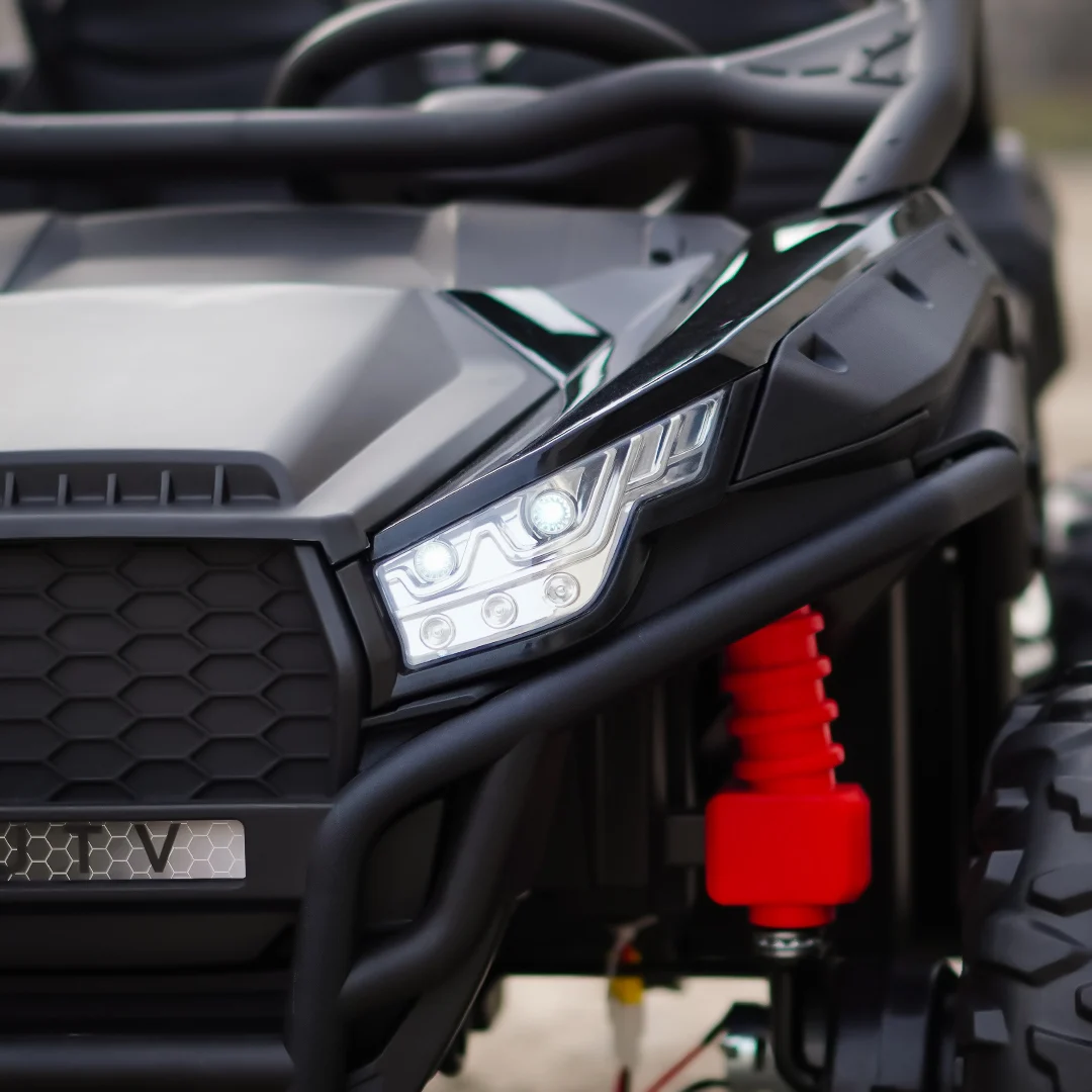Electric UTV for Kids, Dune-Buggy SPORT, 2-Seater, 800W, 24V 10Ah, 4x4,  Premium, Black [12]