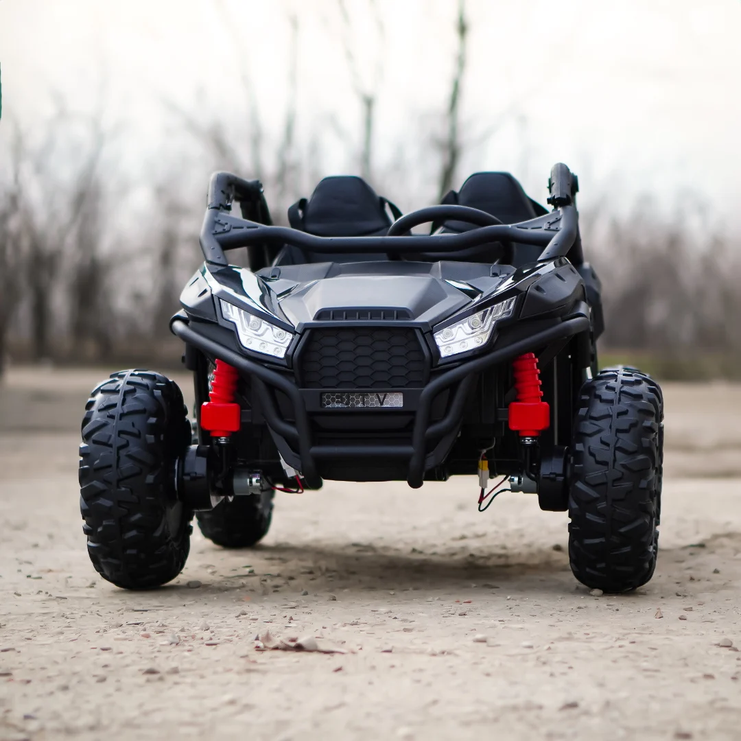 Electric UTV for Kids, Dune-Buggy SPORT, 2-Seater, 800W, 24V 10Ah, 4x4,  Premium, Black [8]