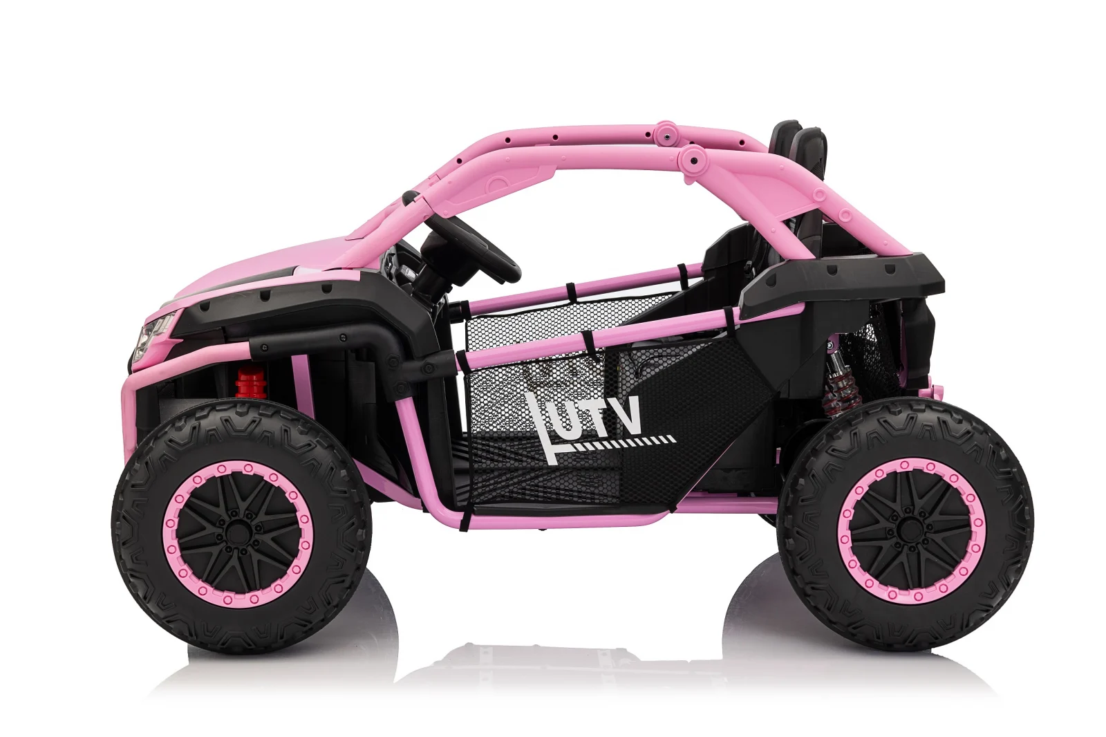 Electric UTV for Kids, Dune-Buggy SPORT, 2-Seater, 800W, 24V 10Ah, 4x4,  Premium, pink [1]