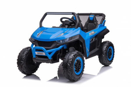 Ride On ATV & UTV - Electric ride on UTV BJS612, 2 seats, 90W 12V, bluetooth, blue