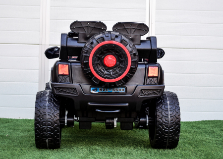 UTV electric Victoria, pentru 2 copii, 140W 12V, scaun tapitat, roti EVA, rosu [5]