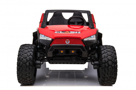 Ride on electric UTV for children with 4 seats, Buggy XXL, 400W, 24V 14Ah, PREMIUM, red [4]