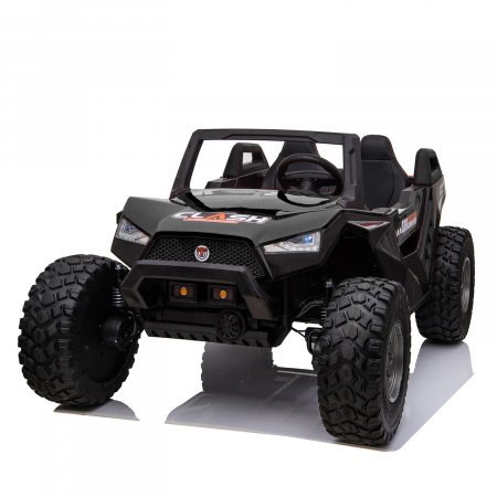 Electric Ride-On cars - Electric ride on UTV for kids BJX1928, 4x4, 300W, 24V, premium, black