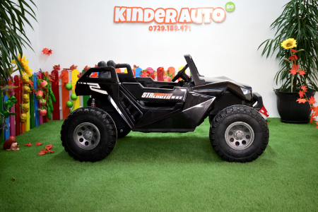 Electric ride on UTV for kids BJX1928, 4x4, 300W, 24V, premium, black [8]
