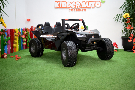 Electric ride on UTV for kids BJX1928, 4x4, 300W, 24V, premium, black [2]
