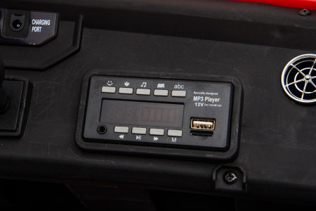 UTV electric pentru copii BJX1928, tractiune 4x4, 300W putere, 24V, premium, rosu [16]