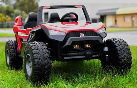 UTV electric pentru copii BJX1928, tractiune 4x4, 300W putere, 24V, premium, rosu [1]