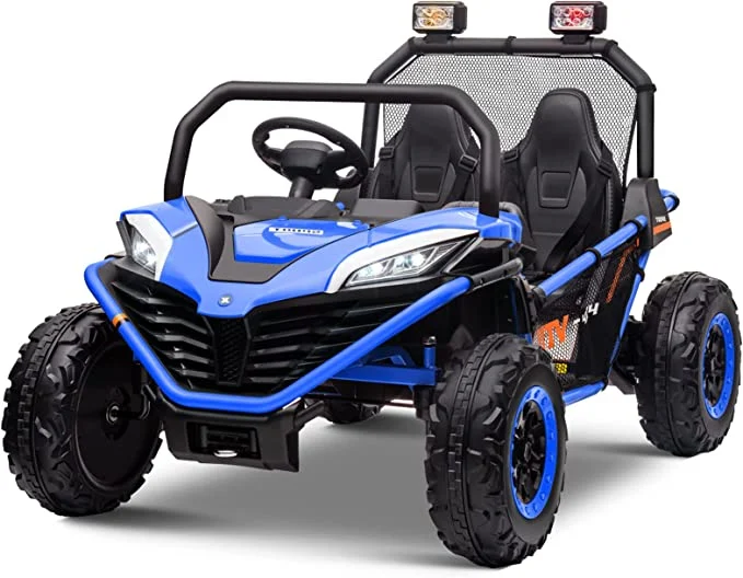 Ride On ATV & UTV - Electric Ride-on UTV with 2 seats, model Dune-Buggy, 400W, 24V, premium, blue