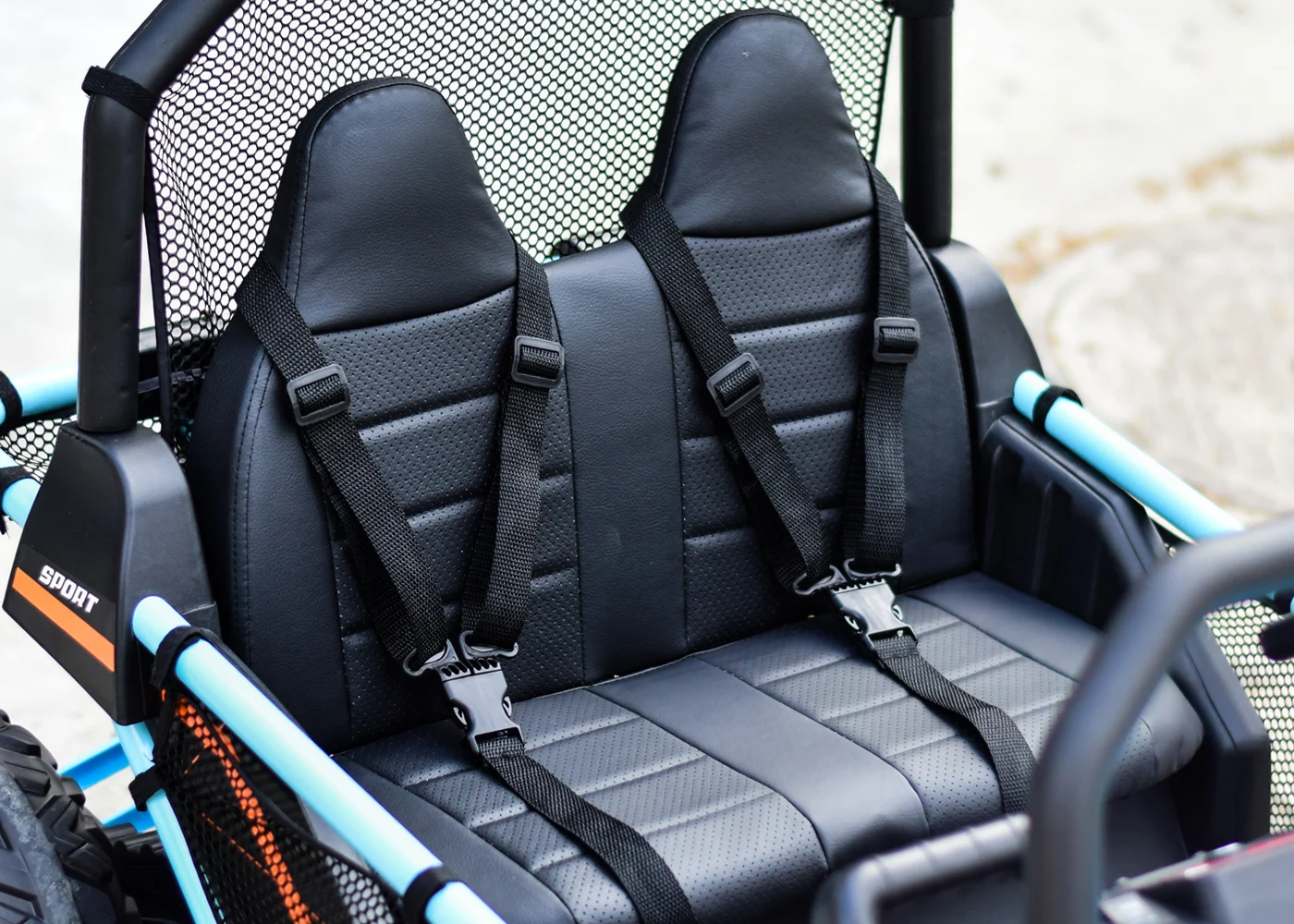 Ride-on UTV for children Dune-Buggy, 2 seats, 200W, 24V, premium, blue [10]