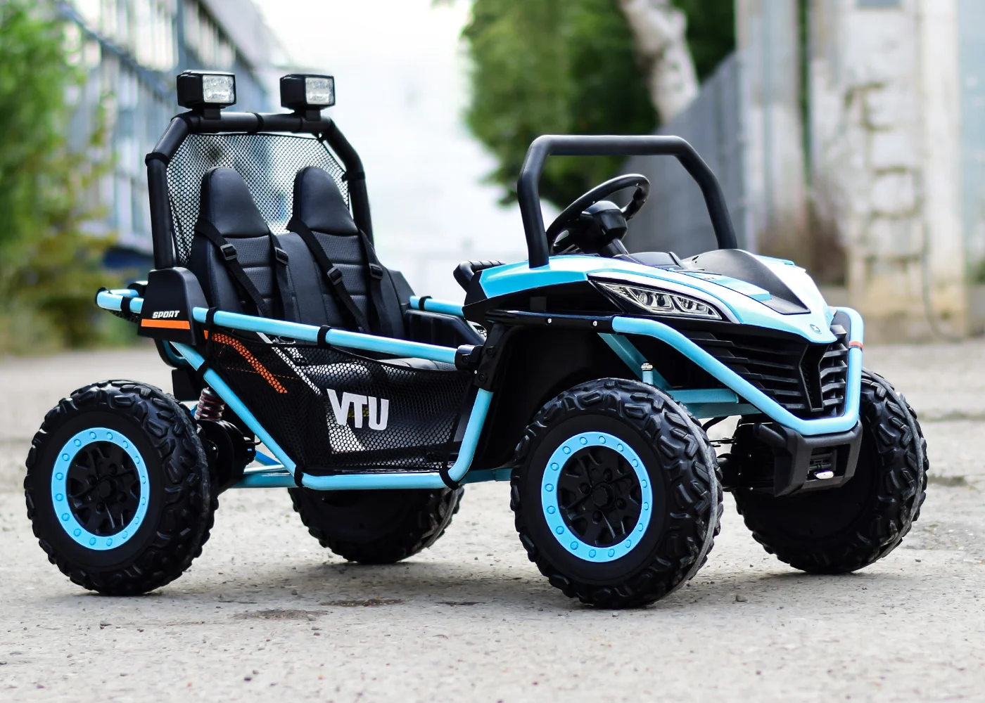 Ride-on UTV for children Dune-Buggy, 2 seats, 200W, 24V, premium, blue [3]