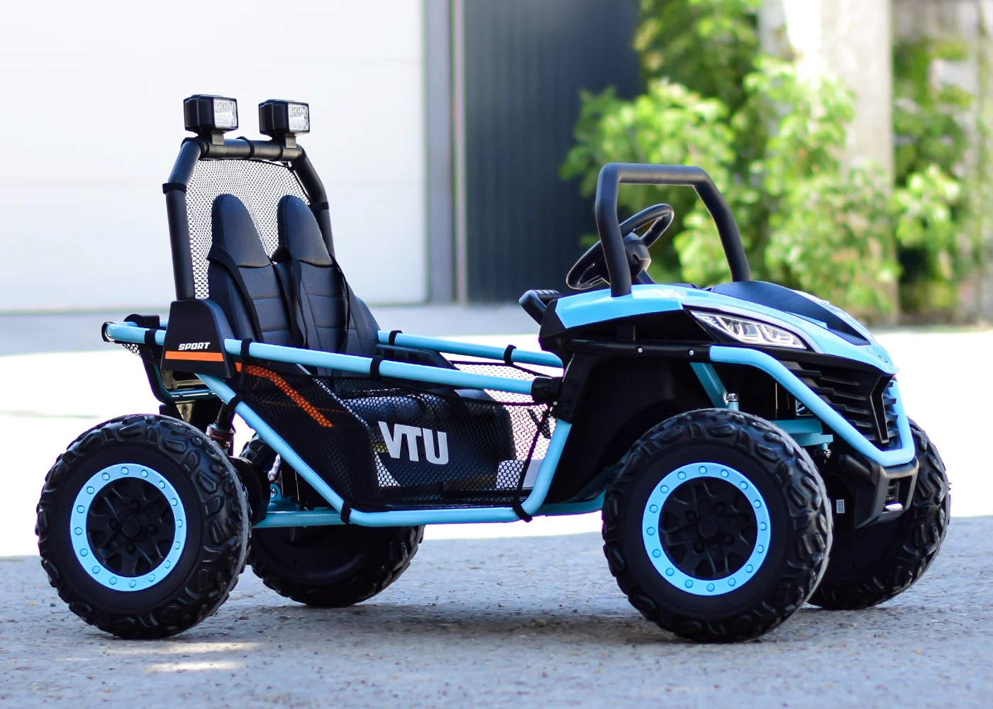 Ride-on UTV for children Dune-Buggy, 2 seats, 200W, 24V, premium, blue [11]