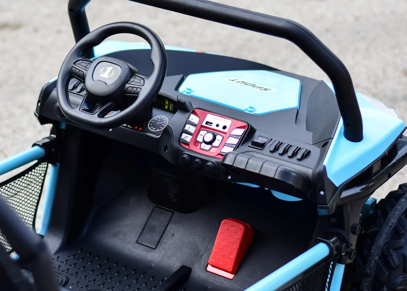 Ride-on UTV for children Dune-Buggy, 2 seats, 200W, 24V, premium, blue [5]