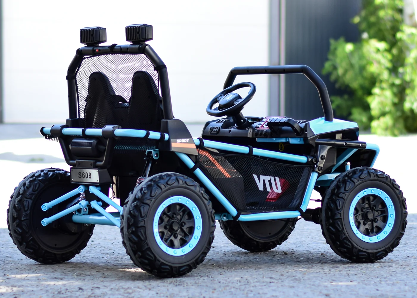 Ride-on UTV for children Dune-Buggy, 2 seats, 200W, 24V, premium, blue [7]