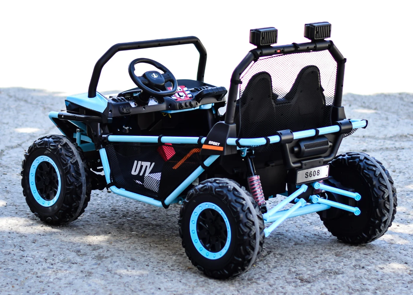 Ride-on UTV for children Dune-Buggy, 2 seats, 200W, 24V, premium, blue [4]