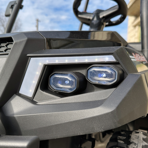 Ride-on electric UTV for children, Golf-Kart, 400W, 4 seats, 24V 7Ah, EVA wheels, black [18]
