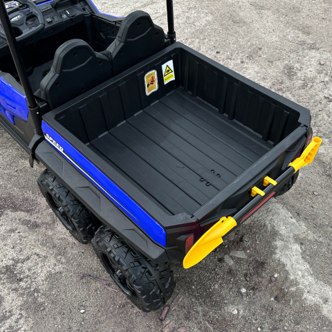 Premium 2-Seater Ride-On UTV for Kids – Gladiator Style, 180W 12V, EVA Soft Wheels, Padded Seat, Bluetooth, blue [12]