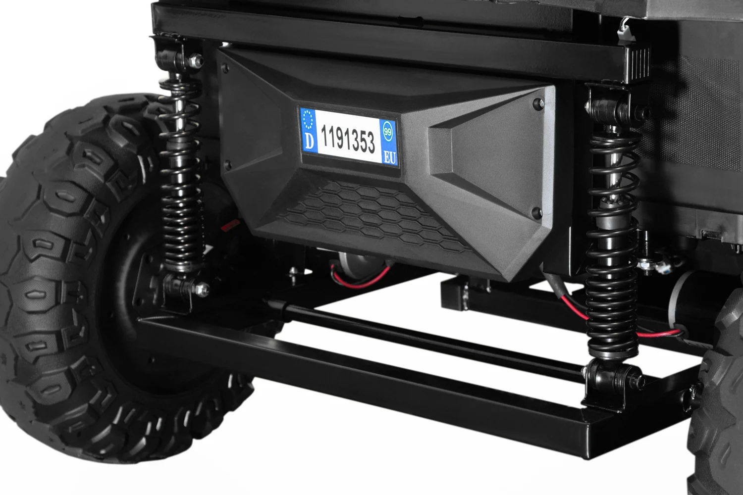 UTV electric Racing cu 4 locuri, 600W, 24V, 14Ah, premium, galben [20]