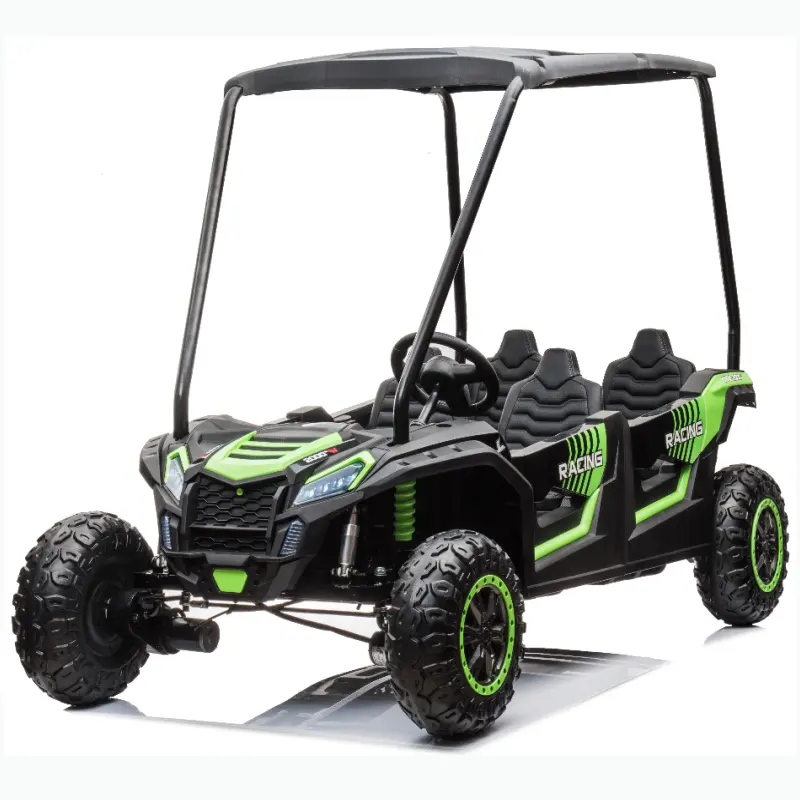 Special Ride on vehicles - Electric ride-on UTV with 4 seats, 600W, 24V, 14Ah, premium, green