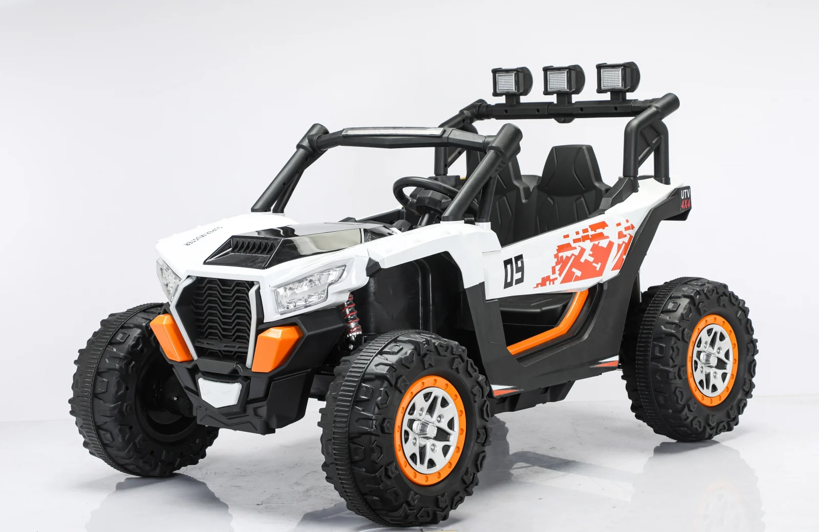 UTV electric RZR2000 4x4, cu 2 locuri, 180W, 12V, echipat premium, alb [6]