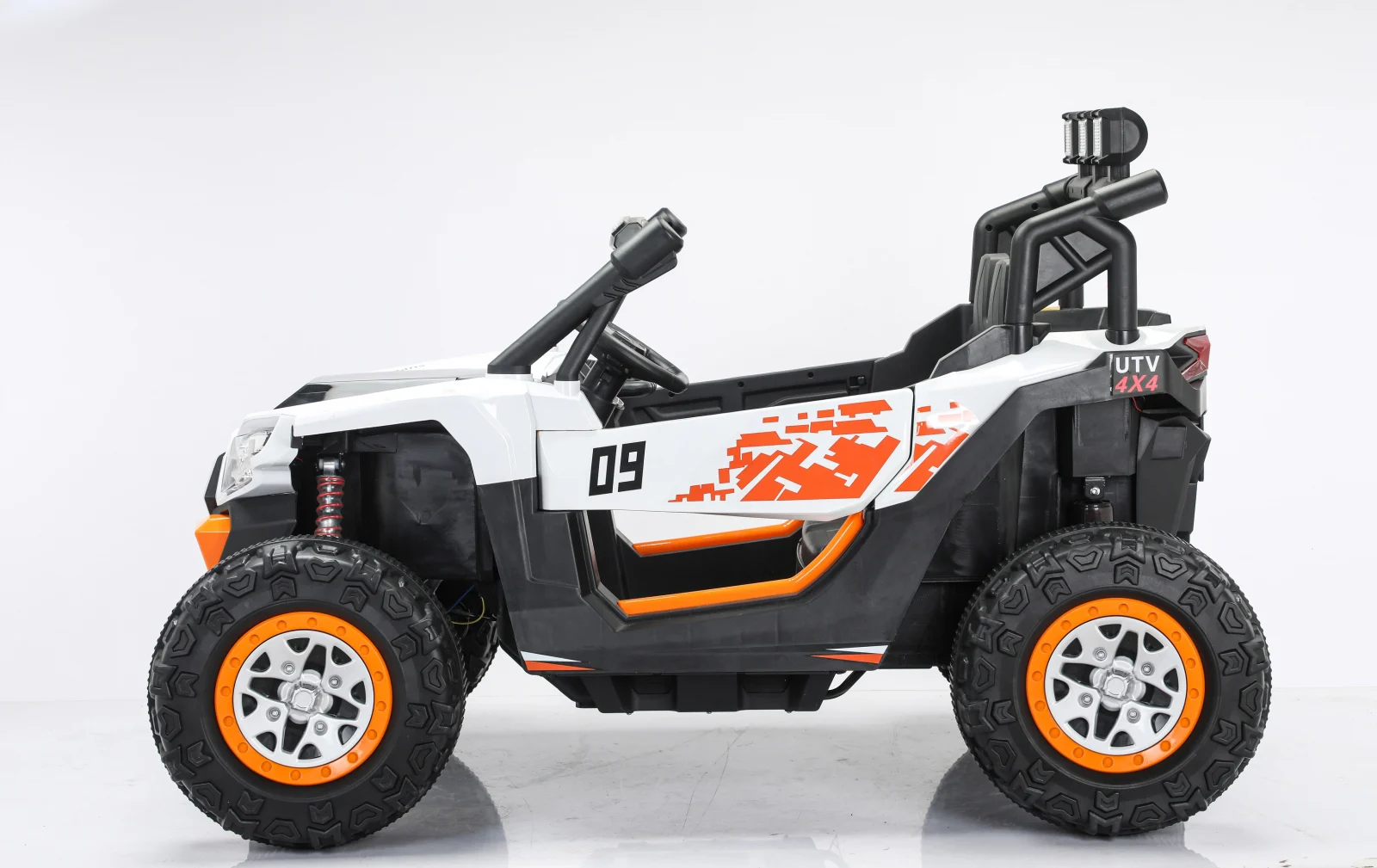 UTV electric RZR2000 4x4, cu 2 locuri, 180W, 12V, echipat premium, alb [7]