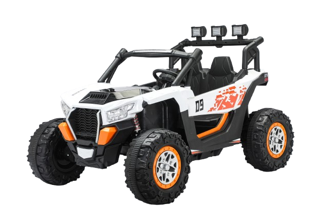 Ride On ATV & UTV - RZR2000 4x4 ride-on electric UTV for Kids, 2-Seater, 180W, 12V, Premium Equipped, white