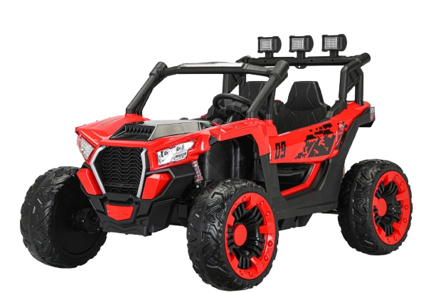 Ride On ATV & UTV - RZR2000 4x4 ride-on electric UTV for Kids, 2-Seater, 180W, 12V, Premium Equipped, red