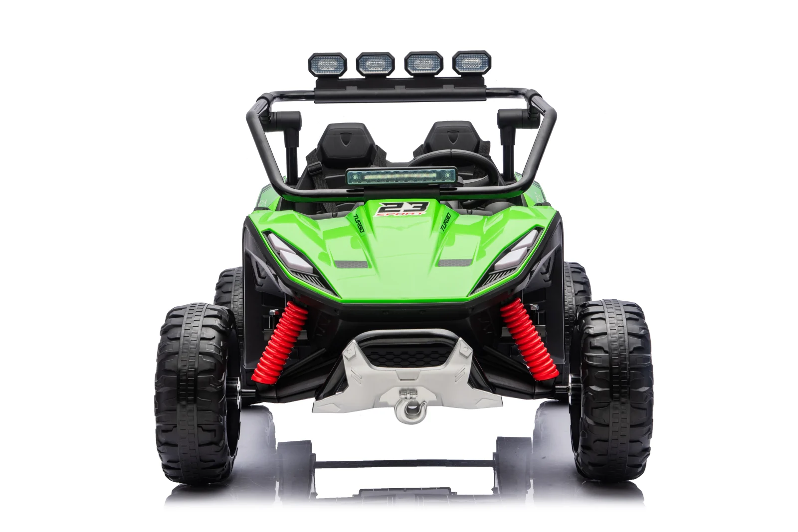 Electric Ride-On UTV for 2 Children, Vector Dune-Buggy, 300W, 24V, Premium, green [3]
