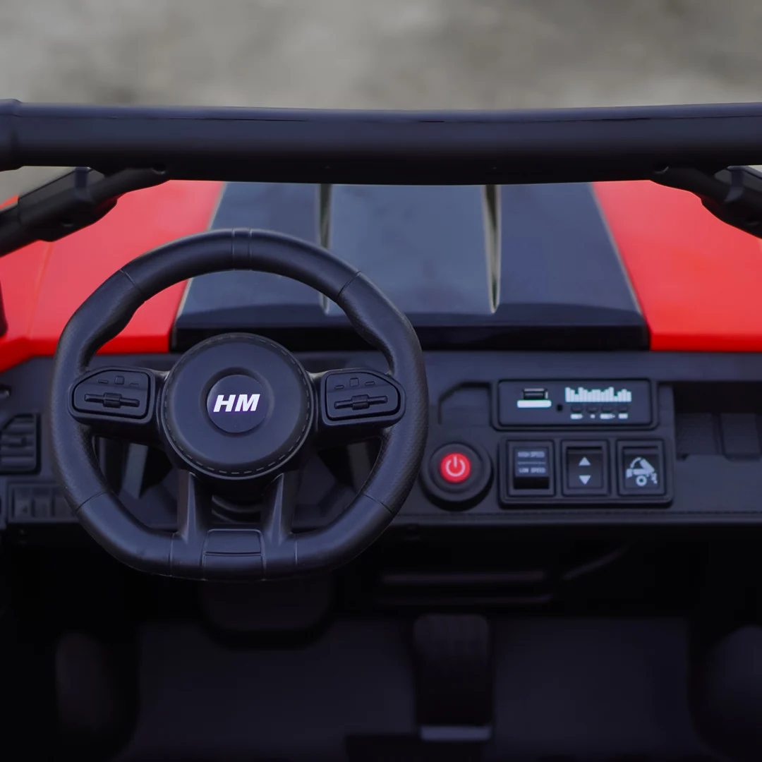 Kids Electric UTV X-Force 24V 300W , Premium 2 Seats, red [9]